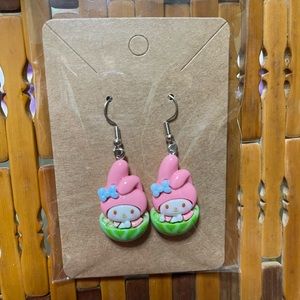 Sanrio character My Melody Hypoallergenic Earrings